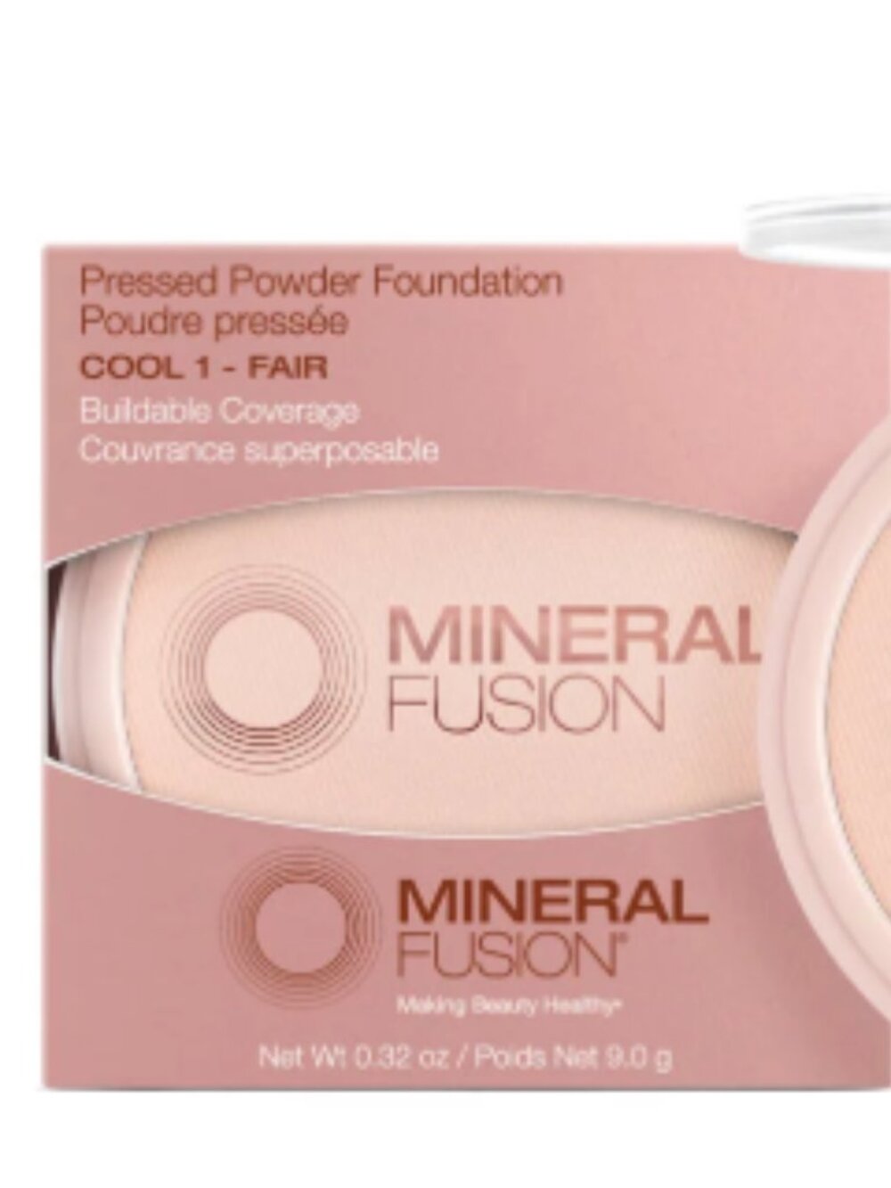 Mineral Fusion Pressed Powder Foundation - Cool 1 Fair